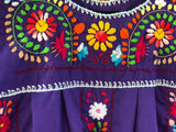 Girl's Purple Puebla Dress- 4T