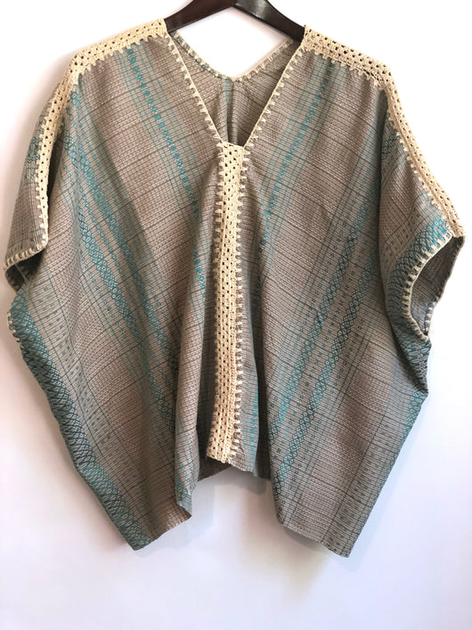 Stone and Teal Juana Top