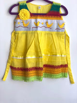 Baby Girl's Yellow Honeycomb Dress 0-6M