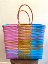 Squares Woven Tote