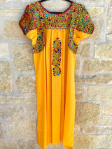 Yellow and Multicolor San Antonino Dress