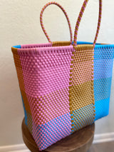 Squares Woven Tote