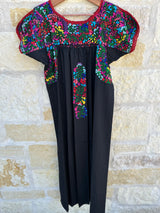 Black with Multicolor San Antonino Dress