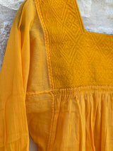 Yellow on Yellow  San Andres Blouse