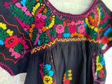 Black Manta Puebla Blouse