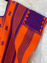 Huipil de Chiapas- Orange and Purple